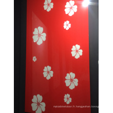 Panneau en MDF acrylique coloré 18 mm pour armoire de cuisine (zhuv)